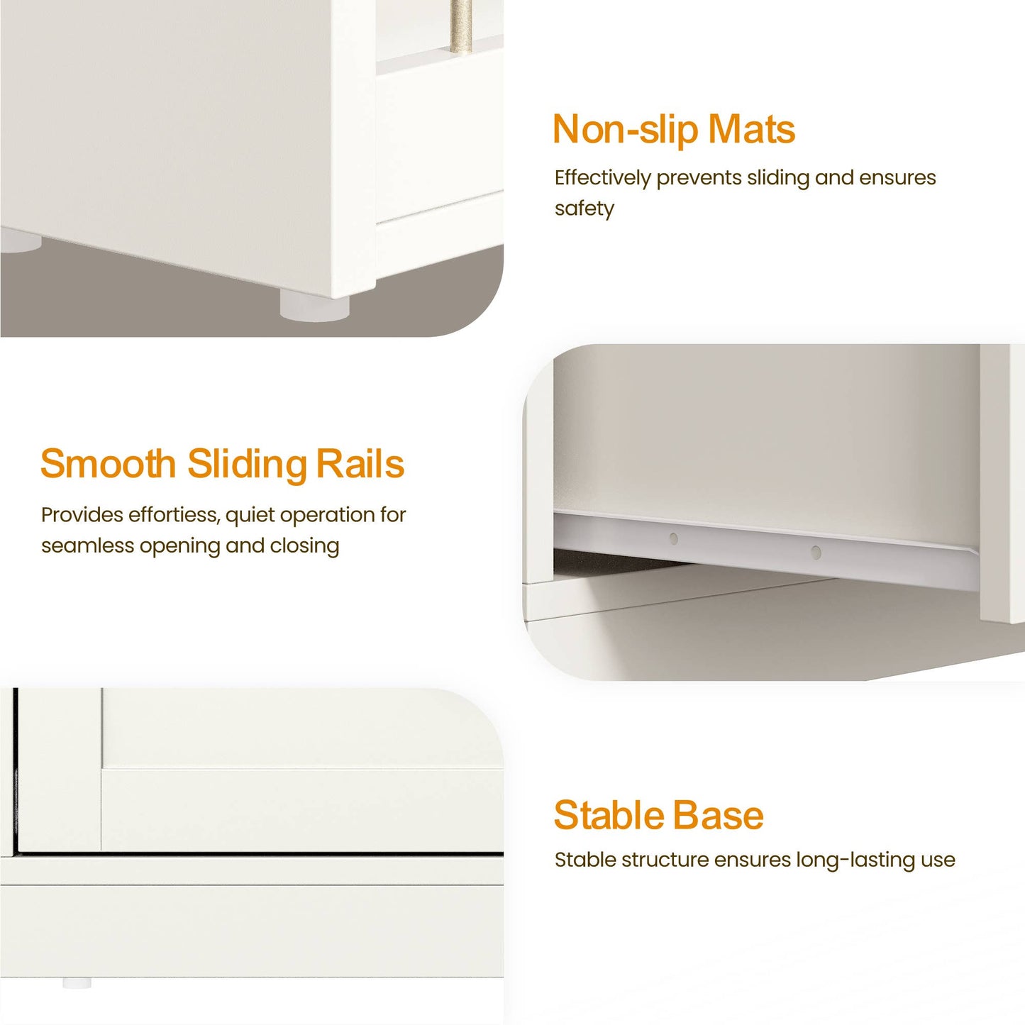 Makeup Vanity Desk with 6 Drawers, Extendable corner Vanity