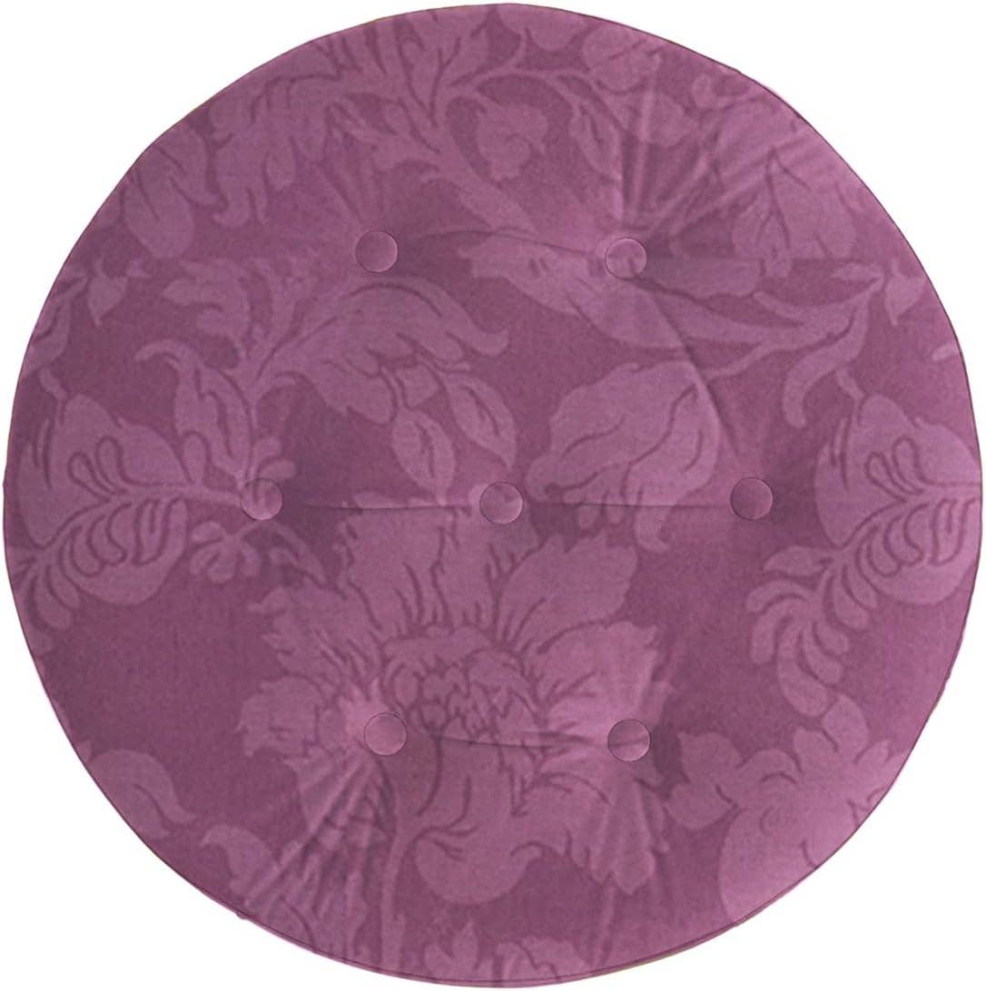 Yolanda 24" Round Upholstered Accent Ottoman